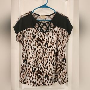 Diana Belle Leopord Print Top
